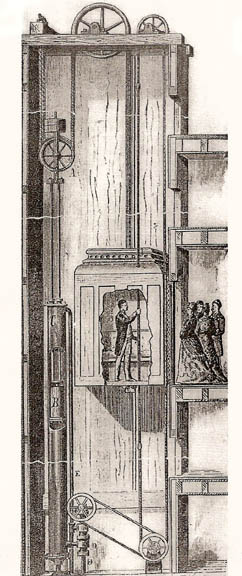 Рис.16. Гидравлический лифт фирмы Otis Elevator
