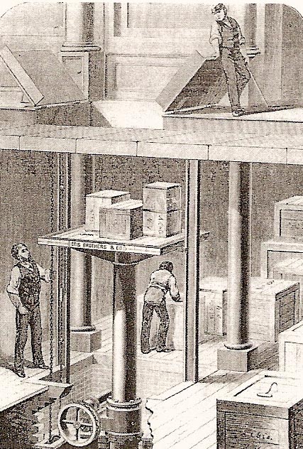 Рис.17. Грузовой гидравлический подъемник фирмы Otis Elevator